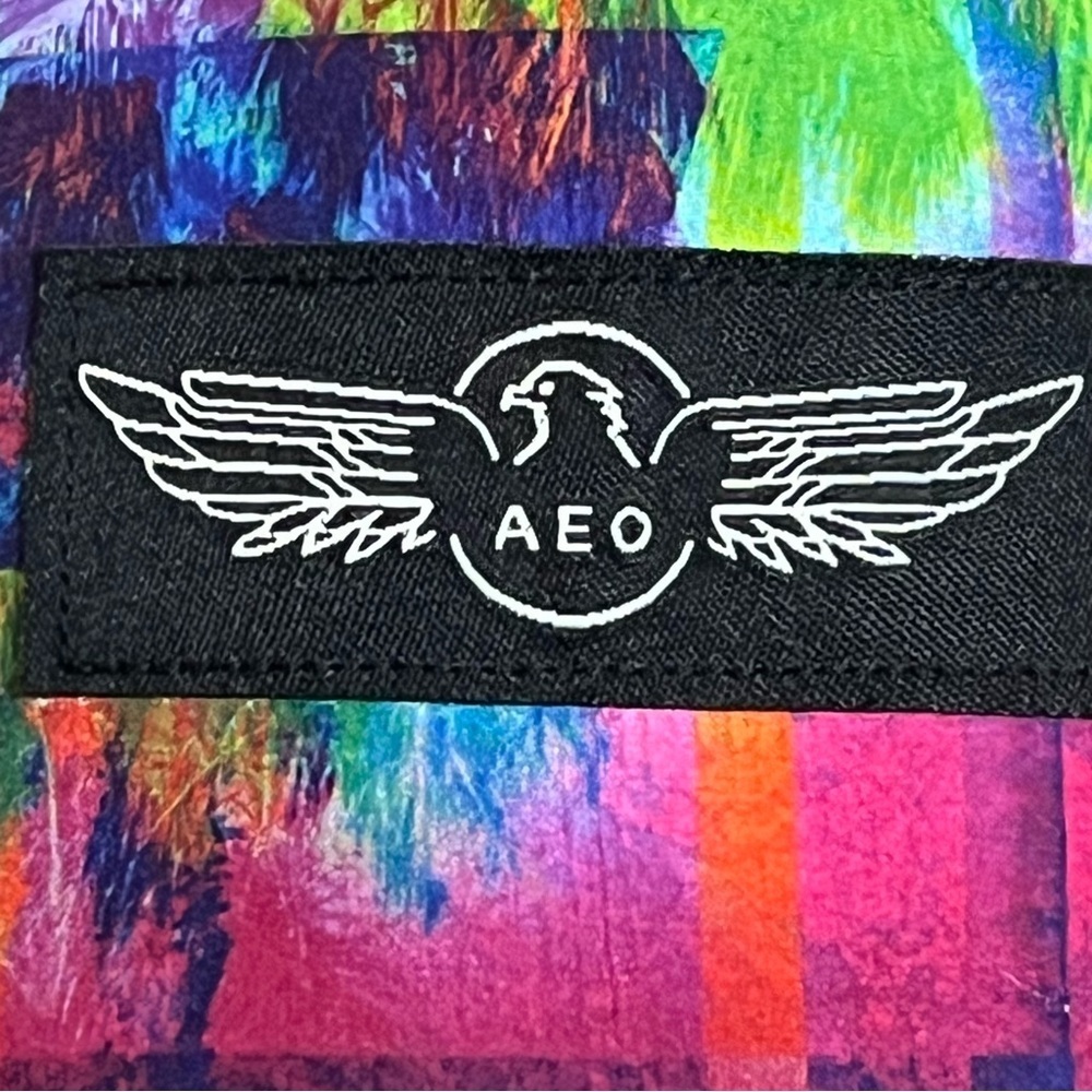 American Eagle "Aeo" Adjustable Snapback Colorful… - image 2